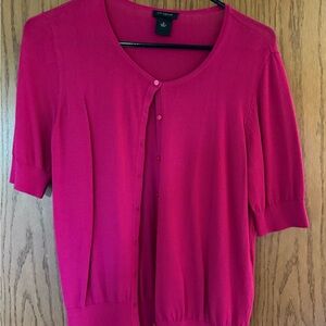 Ann Taylor Vibrant Pink sweater